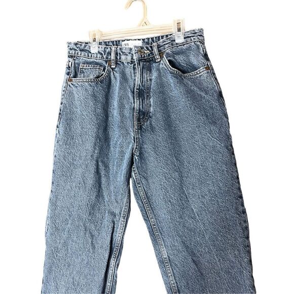 Zara High Rise Straight Jeans Size 6 - Picture 2 of 10